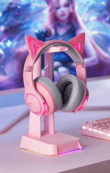 Cat Headphones RGB Light New Stock TypeC Charging.